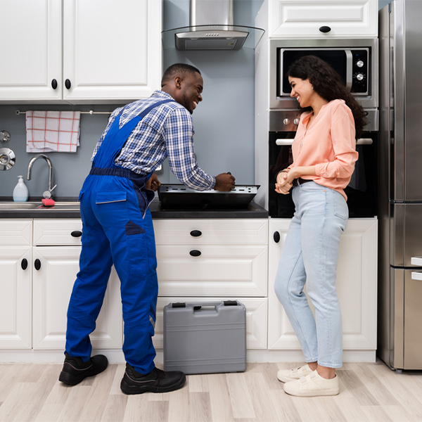 can you provide an estimate for cooktop repair before beginning any work in Vernon